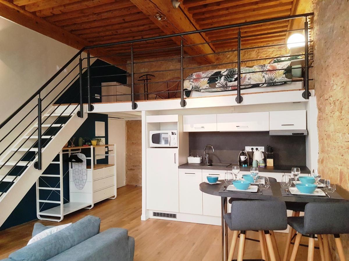 Charmant Appartement Style Canut Pentes Croix Rousse Lione Esterno foto